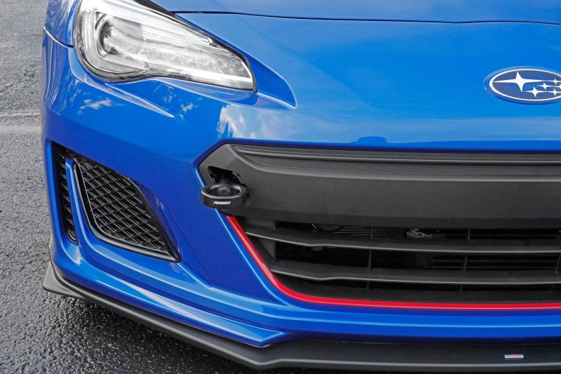 Perrin 18-21 WRX/STI / 13-20 BRZ / 17-20 Toyota 86 Front Tow Hook Kit - Flat Black - Perrin Performance PSP-BDY-235BK