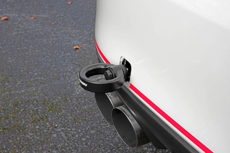 Perrin 15-19 Subaru WRX/STI Tow Hook Kit (Rear) - Black - Perrin Performance PSP-BDY-252BK