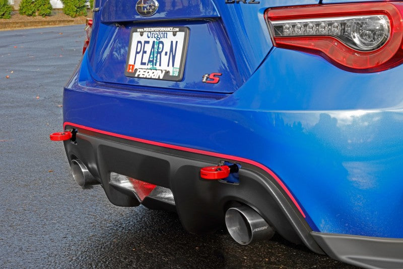 Perrin 13-20 & 2022 Subaru BRZ / 13-16 Scion FRS / 17-20 Toyota 86 Tow Hook Kit (Rear) - R - Perrin Performance PSP-BDY-255RD