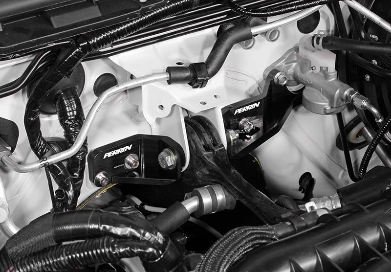PERRIN 15-21 Subaru Impreza/WRX/STI Pitch Stop Mount & Firewall Brace - Black - Perrin Performance PSP-DRV-112BK