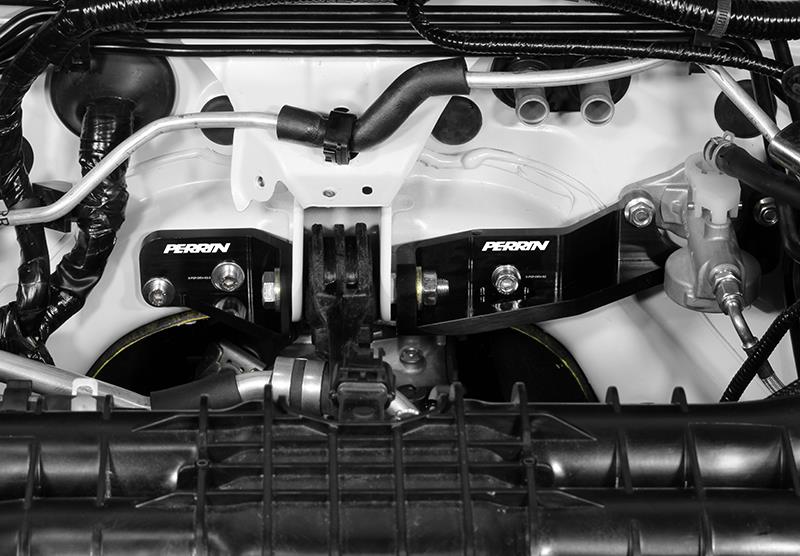 PERRIN 15-21 Subaru Impreza/WRX/STI Pitch Stop Mount & Firewall Brace - Black - Perrin Performance PSP-DRV-112BK