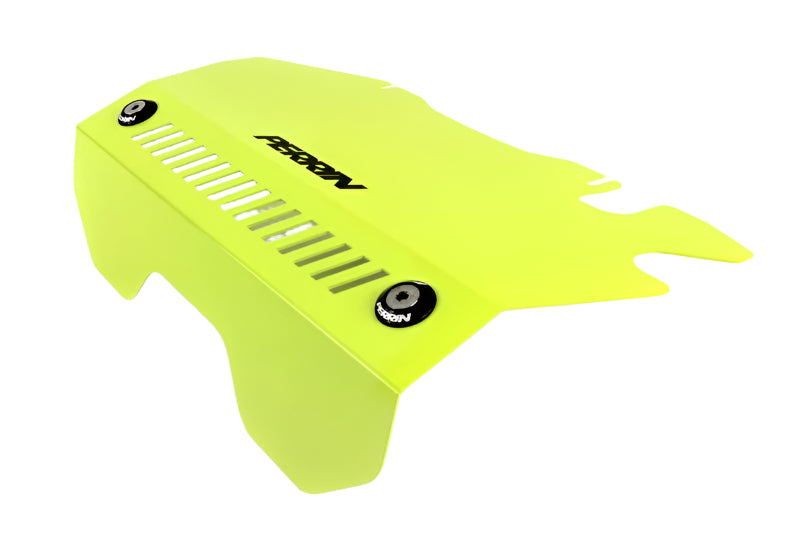 PERRIN 15-21 Subaru WRX Pulley Cover - Neon Yellow - Perrin Performance PSP-ENG-152NY
