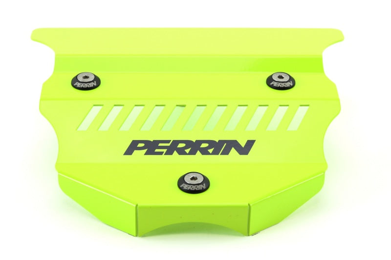Perrin 2022+ Subaru BRZ / Toyota GR86 Engine Cover - Neon Yellow Wrinkle - Perrin Performance PSP-ENG-162NY