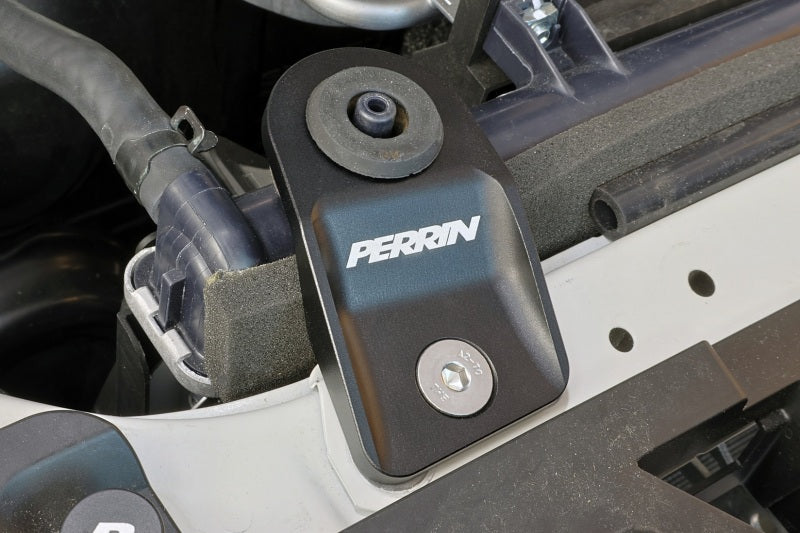 PERRIN 15-21 Subaru WRX/STI / 13-17 Crosstrek /  12-16 Impreza Upper Radiator Bracket Set - Black - Perrin Performance PSP-EN