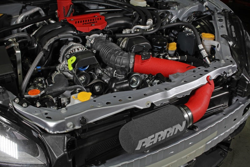 Perrin 22-23 Subaru BRZ/GR86 Cold Air Intake - Red - Perrin Performance PSP-INT-335RD