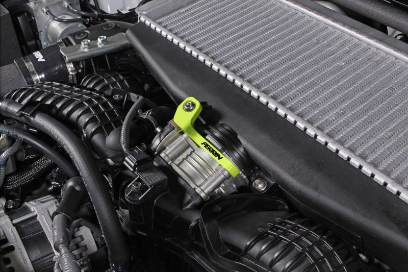 Perrin 2022+ Subaru WRX/19-23 Ascent/Legacy/Outback Top Mount Intercooler Bracket - Neon Y - Perrin Performance PSP-ITR-331NY