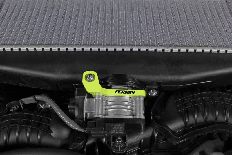 Perrin 2022+ Subaru WRX/19-23 Ascent/Legacy/Outback Top Mount Intercooler Bracket - Neon Y - Perrin Performance PSP-ITR-331NY