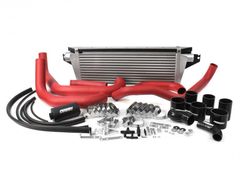 PERRIN 15-21 Subaru WRX/STI Front Mount Intercooler Core + Mounting Beam - Black Core - Perrin Performance PSP-ITR-437-1BK