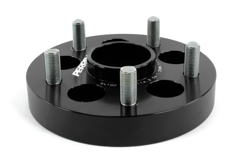 Perrin Wheel Adapter 25mm Bolt-On Type 5x100 to 5x114.3 w/ 56mm Hub (Set of 2) - Perrin Performance PSP-WHL-226BK