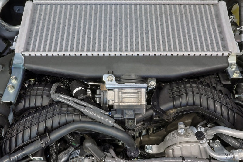 PERRIN PCV hose installed in Subaru WRX engine bay