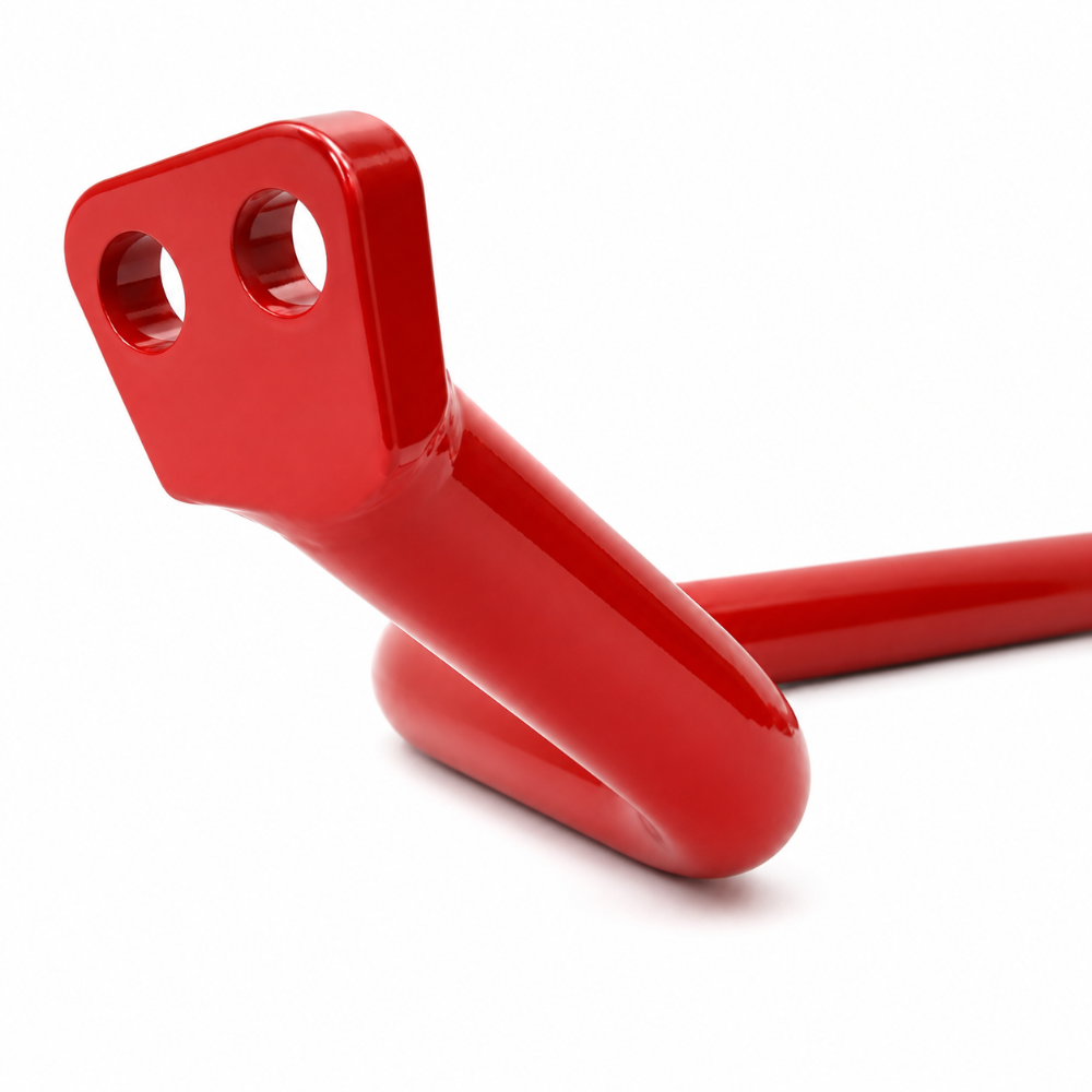 PERRIN red front sway bar for Subaru performance suspension and reduced body roll