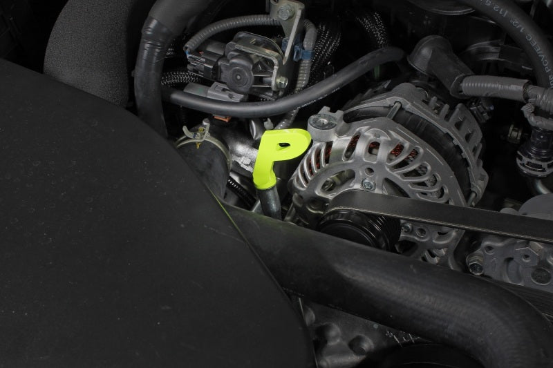 Perrin Subaru Dipstick Handle P Style - Neon Yellow - Black Ops Auto Works