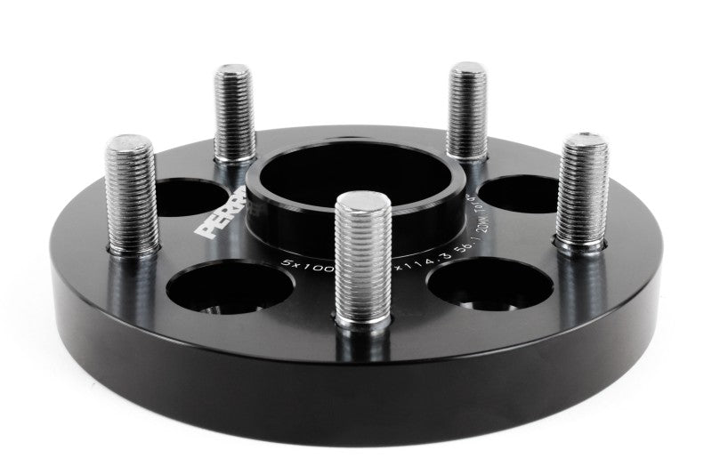 Perrin Wheel Adapter 20mm Bolt-On Type 5x100 to 5x114.3 w/ 56mm Hub (Set of 2) - Black Ops Auto Works