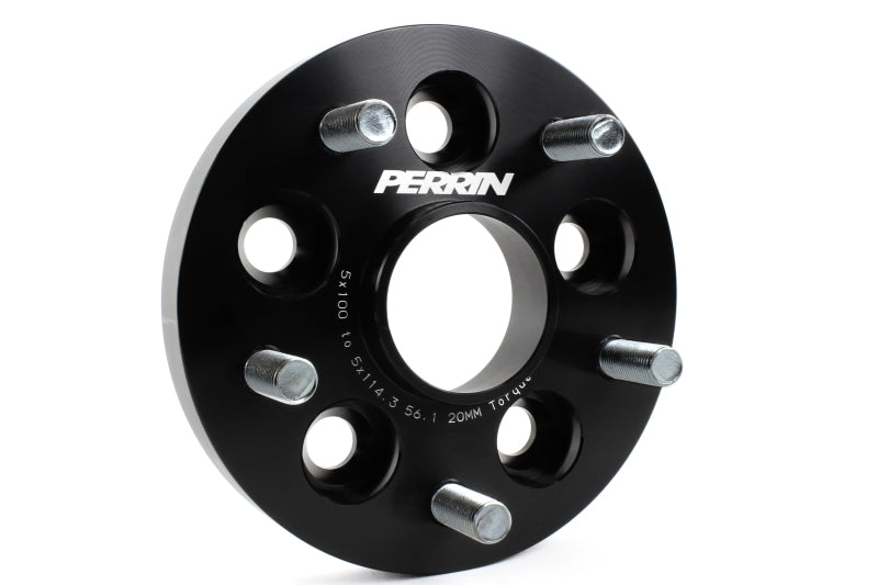 Perrin Wheel Adapter 20mm Bolt-On Type 5x100 to 5x114.3 w/ 56mm Hub (Set of 2) - Black Ops Auto Works