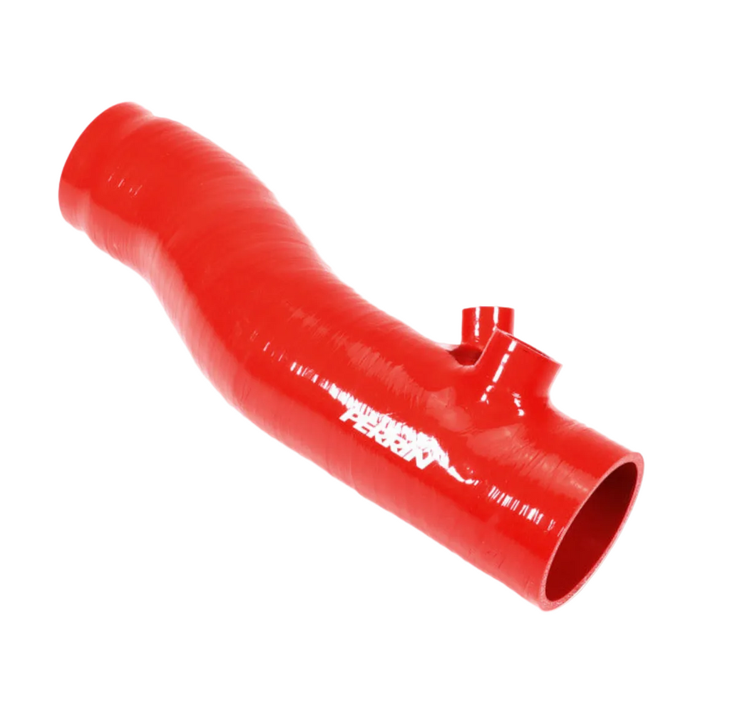 Perrin PSP-INT-427RD turbo inlet hose full view