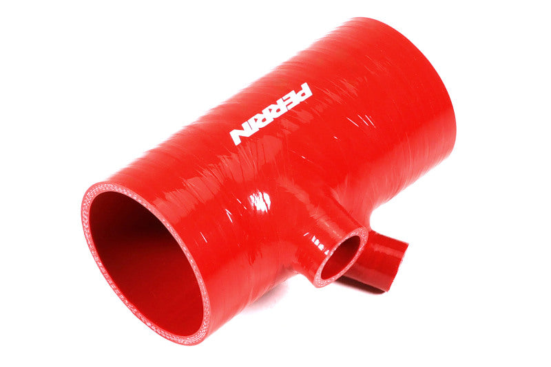 Perrin PSP-INT-428RD turbo inlet hose full view