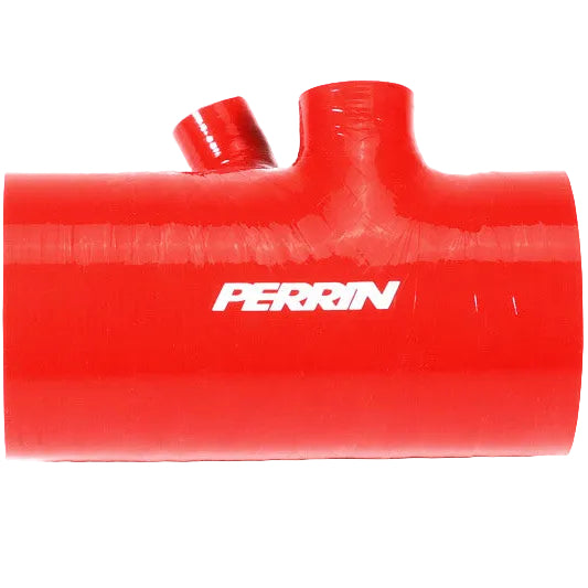 Perrin PSP-INT-428RD turbo inlet hose full view