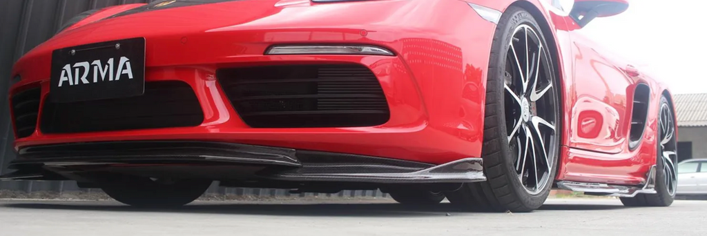 Porsche 718 Cayman and Boxster Carbon Fiber Aero Kit - Black Ops Auto Works