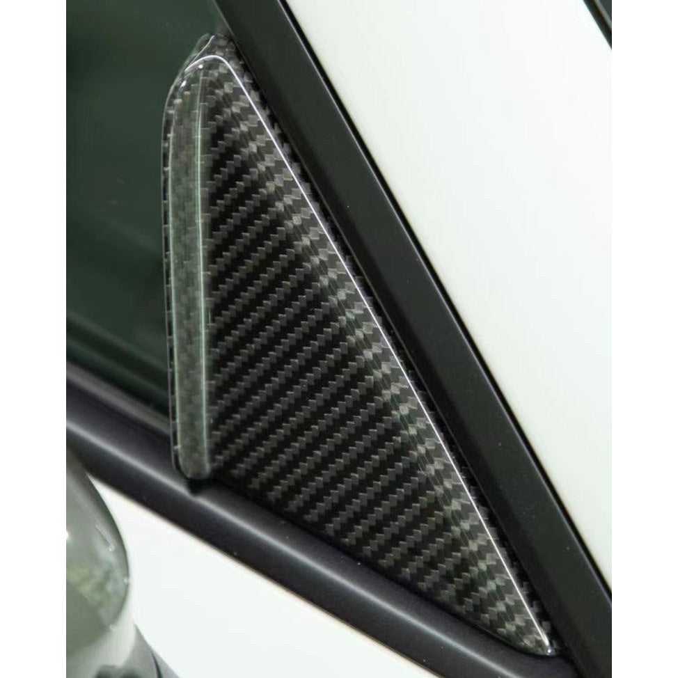 Porsche 911 Wind Deflecting Outer Mirror Triangles-Exterior Trim-Black Ops Auto Works-Carbon Fiber-