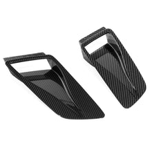 Load image into Gallery viewer, Porsche 991 GT2 RS GT3 RS carbon fiber NACA hood duct pair, angled front view