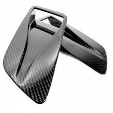 Load image into Gallery viewer, Porsche 991 GT2 RS GT3 RS carbon fiber NACA hood duct pair, stacked overhead view