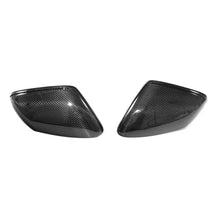 Load image into Gallery viewer, Porsche 992 911 carbon fiber mirror housing pair, angled front view