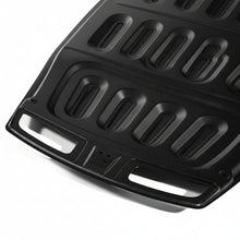 Load image into Gallery viewer, Porsche 992 GT3 carbon fiber hood full underside view with the vent channels and support ribs visible