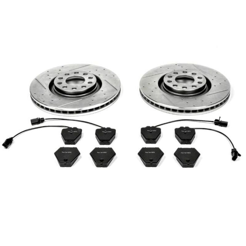 Power Stop 00-01 Audi A6 Quattro Front Z23 Evolution Sport Brake Kit-PowerStop-PSBK886