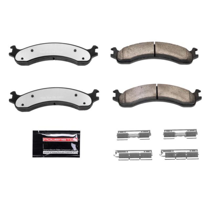 Power Stop 00-02 Dodge Ram 2500 Front Z36 Truck & Tow Brake Pads w/Hardware-PowerStop-PSBZ36-821