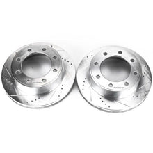 Load image into Gallery viewer, Power Stop 00-05 Ford Excursion Front Evolution Drilled &amp; Slotted Rotors - Pair-PowerStop-PSBAR8580XPR