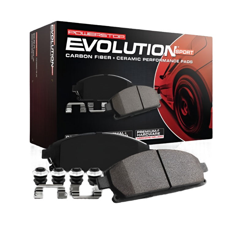 Power Stop 00-05 Ford Excursion Front Z23 Evolution Sport Brake Pads w/Hardware-PowerStop-PSBZ23-756