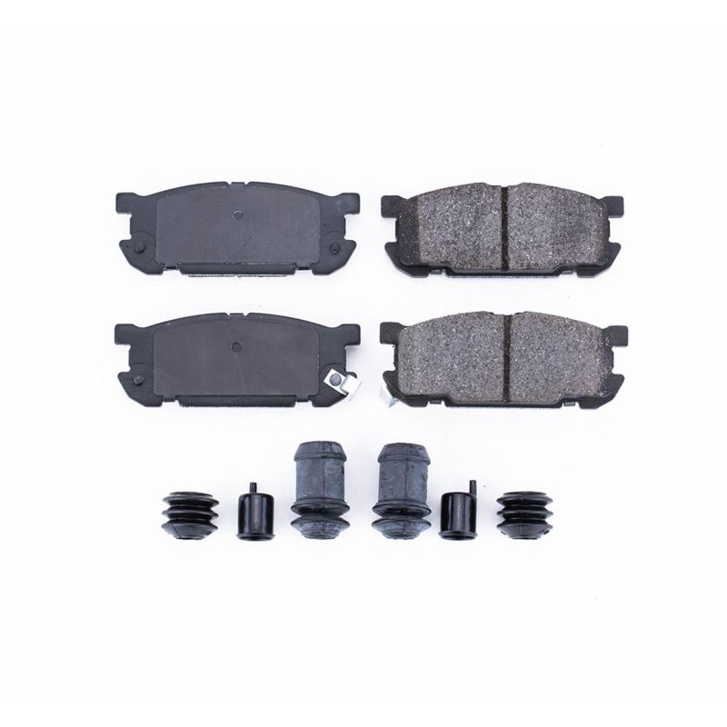 Power Stop 01-05 Mazda Miata Rear Z17 Evolution Ceramic Brake Pads w/Hardware-PowerStop-PSB17-891