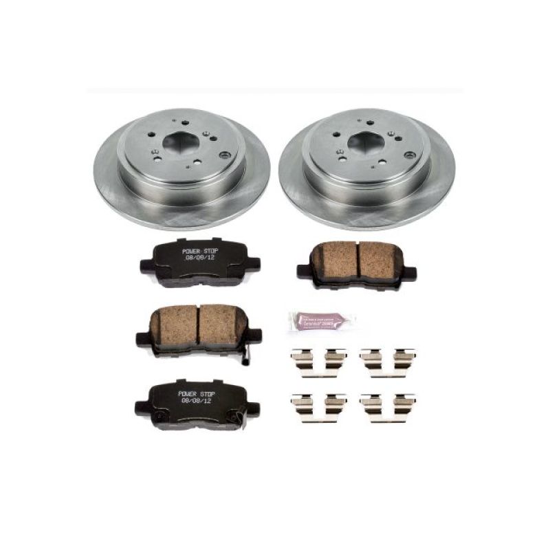 Power Stop 01-06 Acura MDX Rear Autospecialty Brake Kit-PowerStop-PSBKOE2382