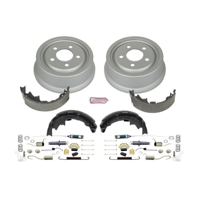 Power Stop 01-06 Jeep Wrangler Rear Autospecialty Drum Kit-PowerStop-PSBKOE15374DK