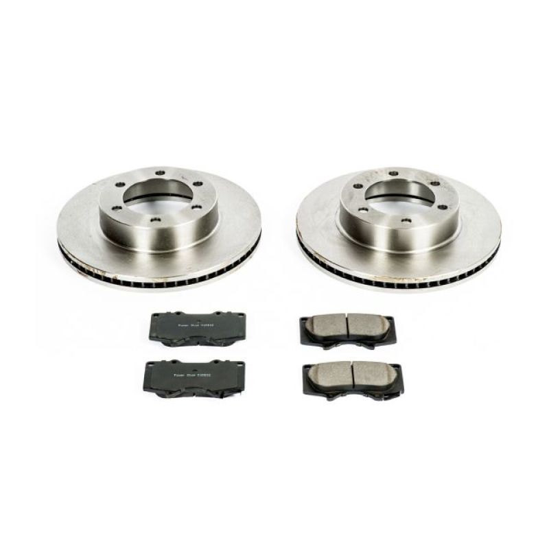 Power Stop 01-07 Toyota Sequoia Front Autospecialty Brake Kit-PowerStop-PSBKOE2324