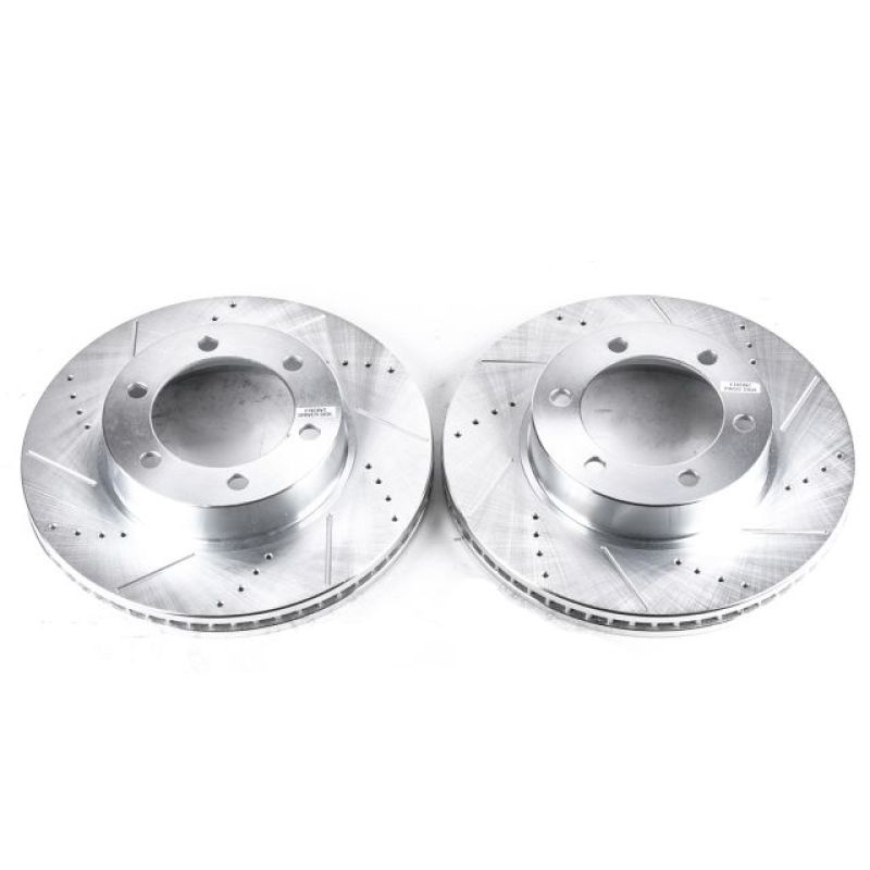 Power Stop 01-07 Toyota Sequoia Front Evolution Drilled & Slotted Rotors - Pair-PowerStop-PSBJBR935XPR