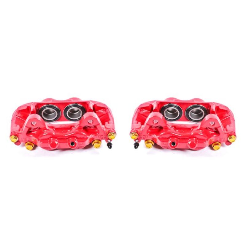Power Stop 01-07 Toyota Sequoia Front Red Calipers w/o Brackets - Pair-PowerStop-PSBS2712