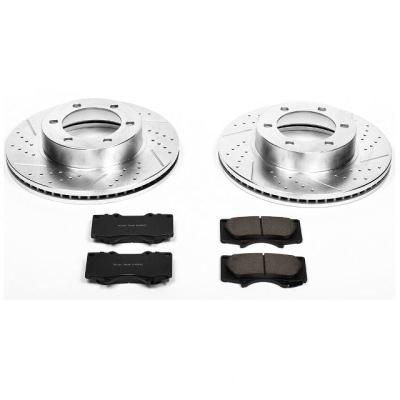 Power Stop 01-07 Toyota Sequoia Front Z23 Evolution Sport Brake Kit-PowerStop-PSBK2324