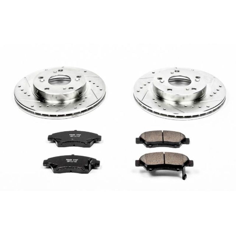 Power Stop 02-06 Acura RSX Front Z23 Evolution Sport Brake Kit - Black Ops Auto Works