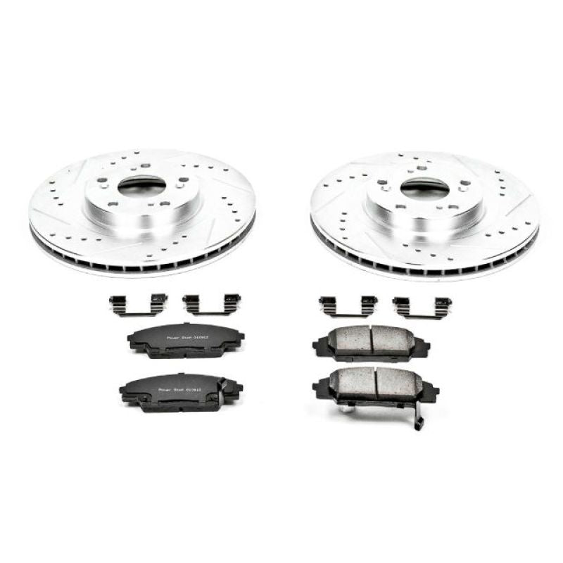 Power Stop 02-06 Acura RSX Front Z23 Evolution Sport Brake Kit - Black Ops Auto Works