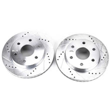 Load image into Gallery viewer, Power Stop 02-06 Cadillac Escalade Front Evolution Drilled &amp; Slotted Rotors - Pair-PowerStop-PSBAR8640XPR