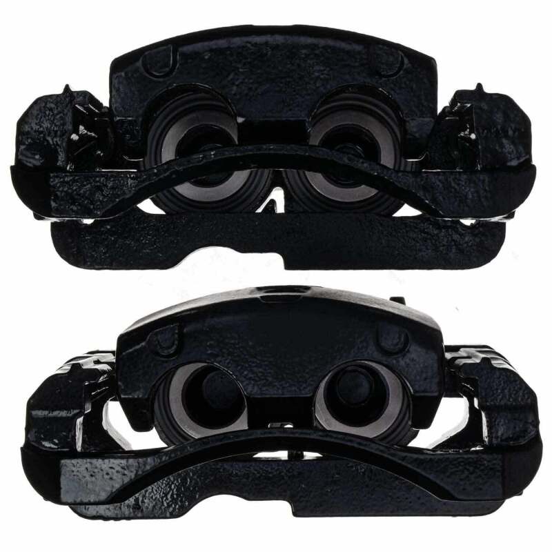 Power Stop 02-06 Cadillac Escalade Front/Rear Black Caliper - Pair w/Bracket-PowerStop-PSBS4728BLK