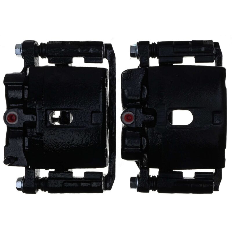 Power Stop 02-06 Cadillac Escalade Front/Rear Black Caliper - Pair w/Bracket-PowerStop-PSBS4728BLK