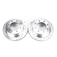 Load image into Gallery viewer, Power Stop 02-06 Chevrolet Avalanche 2500 Rear Evolution Drilled &amp; Slotted Rotors - Pair-PowerStop-PSBAR8644XPR