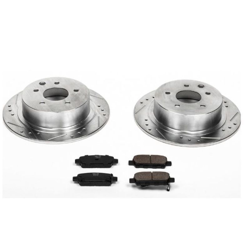 Power Stop 02-06 Nissan Altima Rear Z23 Evolution Sport Brake Kit-PowerStop-PSBK098