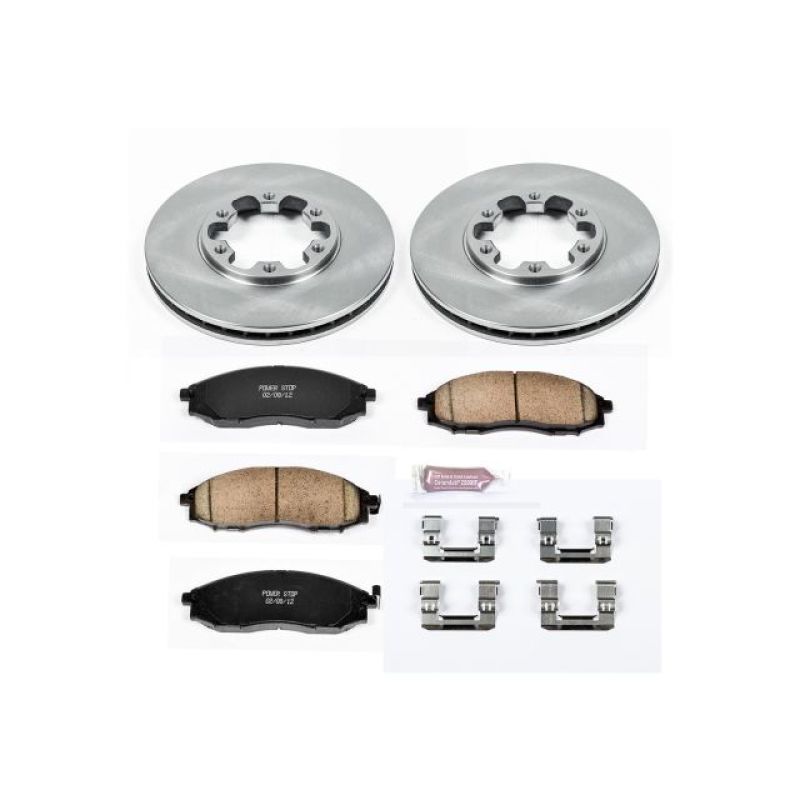 Power Stop 03-04 Nissan Frontier Front Autospecialty Brake Kit - Black Ops Auto Works