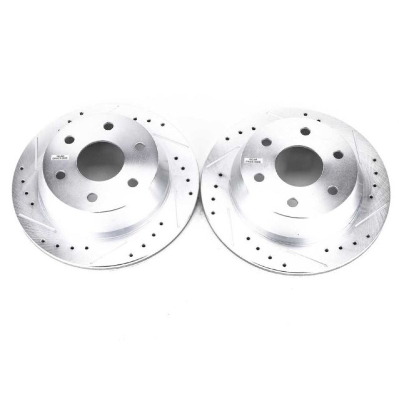 Power Stop 03-05 Chevrolet Astro Rear Evolution Drilled & Slotted Rotors - Pair-PowerStop-PSBAR8641XPR