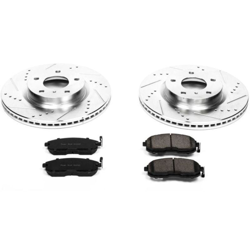 Power Stop 03-05 Infiniti G35 Front Z23 Evolution Sport Brake Kit-PowerStop-PSBK3140