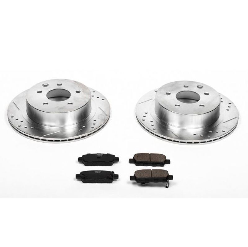 Power Stop 03-05 Infiniti G35 Rear Z23 Evolution Sport Brake Kit-PowerStop-PSBK103