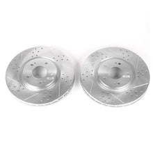 Load image into Gallery viewer, Power Stop 03-06 Mitsubishi Lancer Front Evolution Drilled &amp; Slotted Rotors - Pair-PowerStop-PSBJBR1109XPR